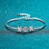 Chic Cross Letter Moissanite Bracelet Cam - Jewelry